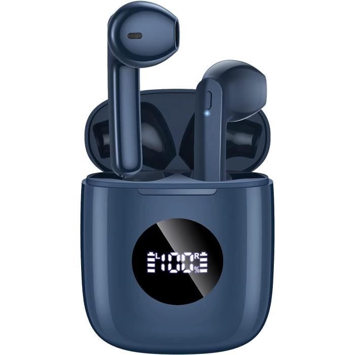 Ecouteur Sans Fil Bluetooth 5.3 Son Hi-Fi Stéréo Étanche IPX7