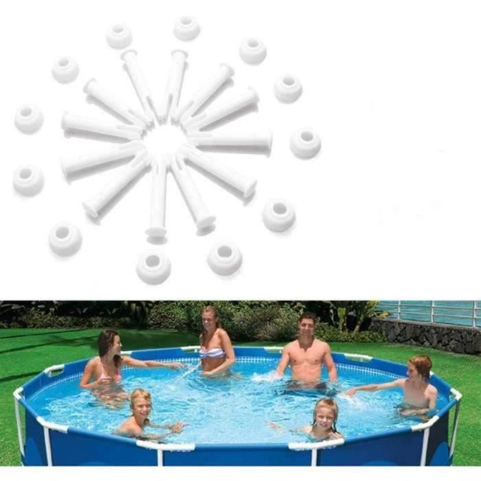 Goupilles En Plastique Pour Joints De Piscine 12 Pièces Pour Intex Avec
