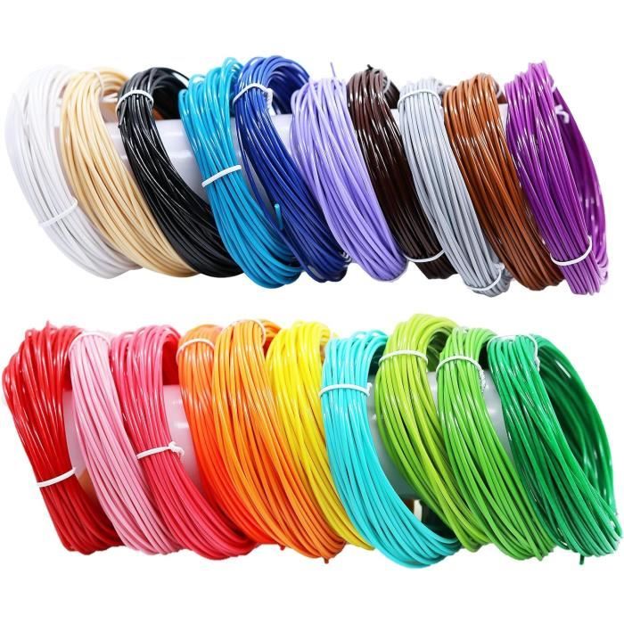 Filament Pla 1.75 Mm, 20 Couleurs, 10M Chacun, Pla De Filament De Stylo ...