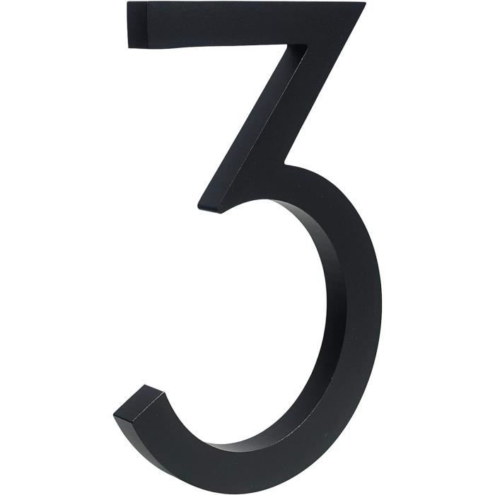 NUMERO DE MAISON,120mm-Number 8--Numéros de maison flottants en acier