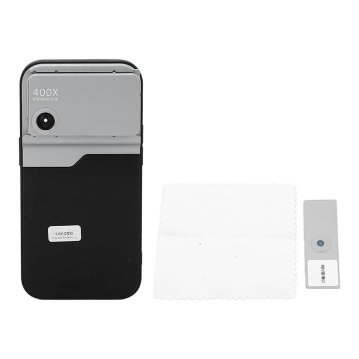 Microscope Pour Téléphone Portable 150x Avec Lumière LED Et Filtre CPL - Compatible IPhone Et Android - Mini Lentille Grossissante Portable