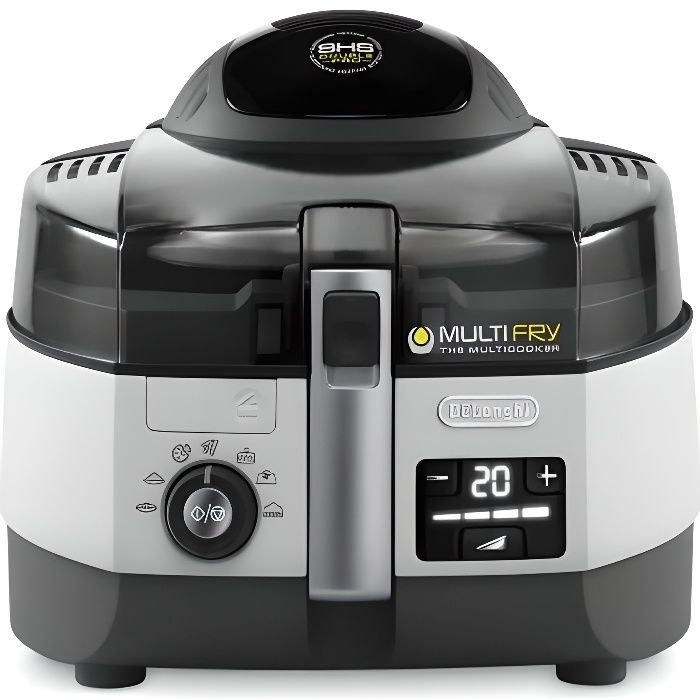 DELONGHI FH1394/2 Friteuse sans huile MultiFry - Blanc/Noir - Cdiscount ...