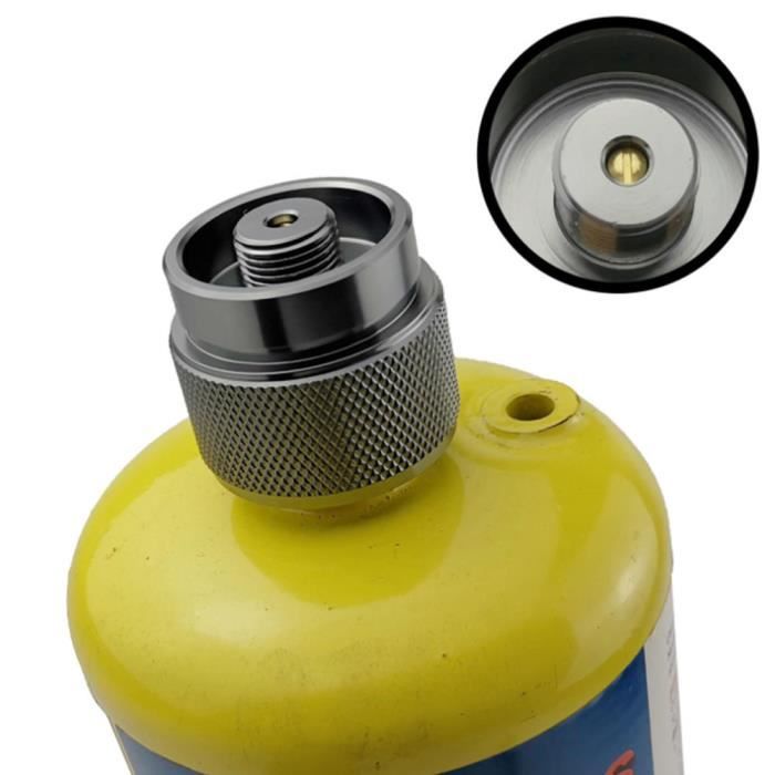 Adaptateur De Brûleur Camping – Convertit Long Réservoir Propane, Alliage Alu