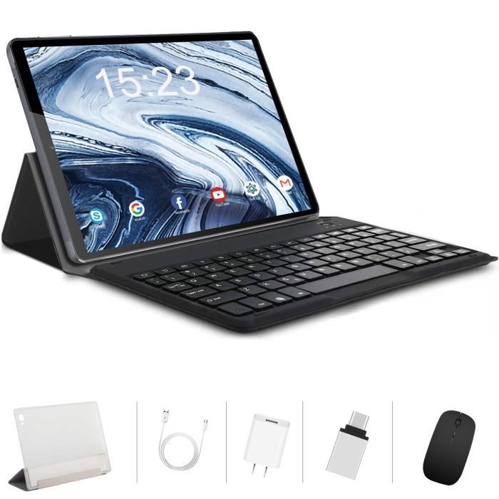 5G Tablette Tactile 10 pouces Android 11 4Go + 64Go/128G 5G WiFi