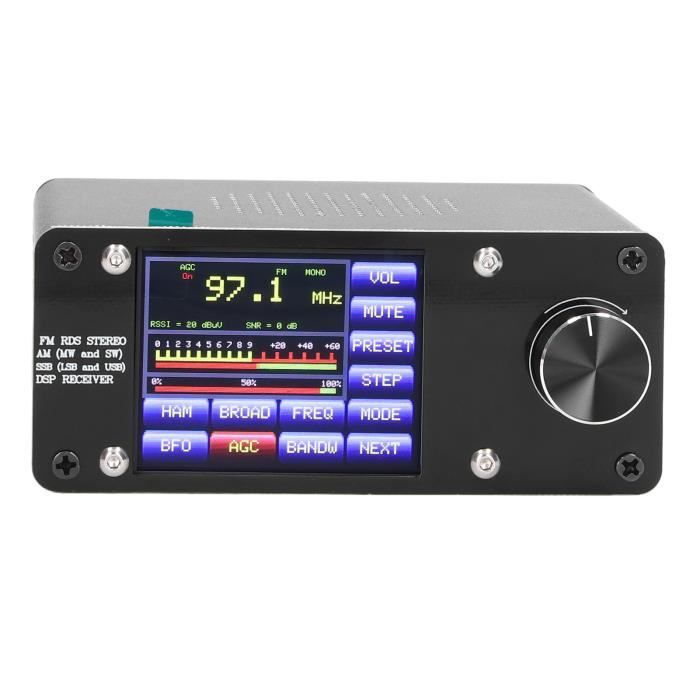 Récepteur Radio Multibandes ATS-25 (Si4732) - FM, AM, Onde Courte, SSB - Écran Tactile 2,4"