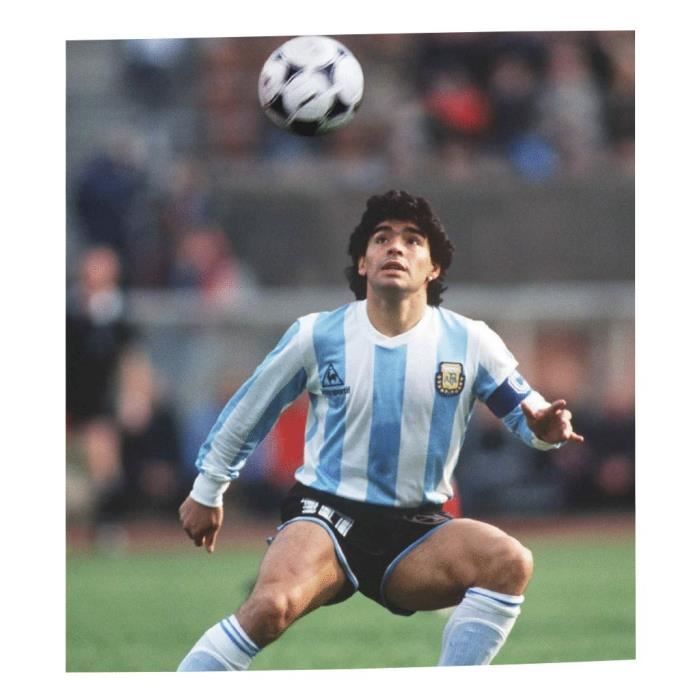 Affiche Poster Diego Maradona 10 Argentine Football Capitaine 