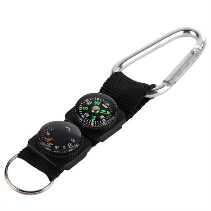 Porte-clés Thermomètre Argenté - Marque Onwomania - Neuf Avec étiquettes