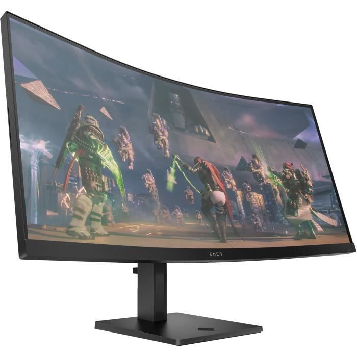 Ecran 34 - OMEN - 34C - WQHD 3440 x 1440 - Dalle VA incurvé - 165 Hz - 1 ms Ecran 34 - OMEN - 34C - WQHD 3440 x 1440 - Dalle VA incurvé - 165 Hz - 1 ms