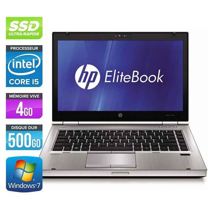Ordinateurs portables HP EliteBook 8470P - Core i5-3210M -4Go -500Go SSD - Hewlett packard