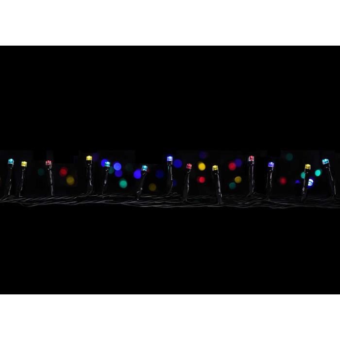Guirlande extérieure programmable - Électrique - 48 LED multicolore