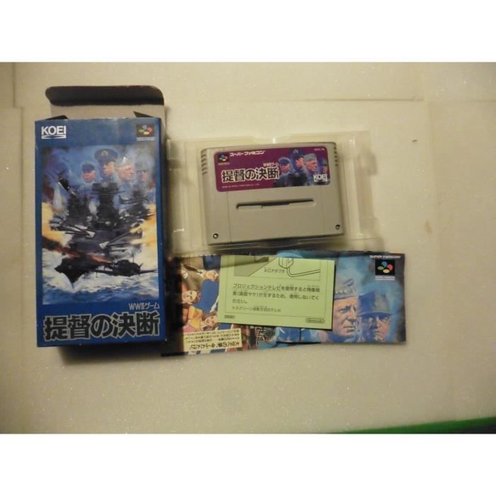 Teitoku No Ketsudan Import Japon Super Famicom Cdiscount Jeux Video Teitoku No Ketsudan Import Japon Super Famicom Cdiscount Jeux Video