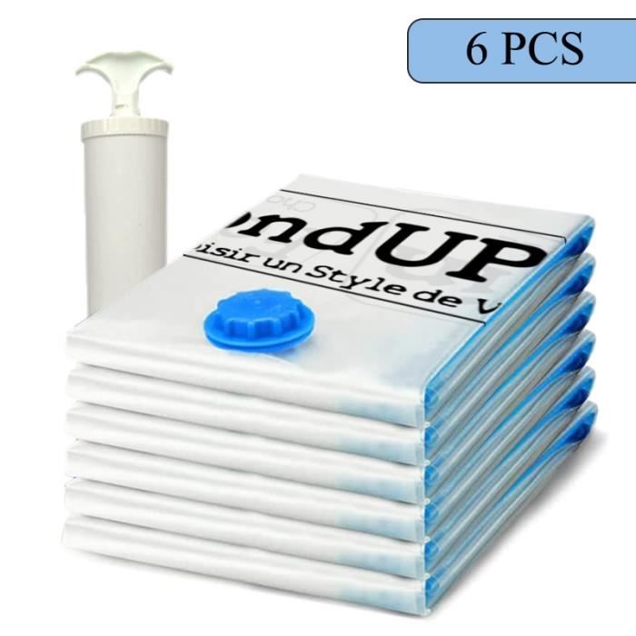 Sac Sous Vide Vetement 6 PCS Petit Sac Vetement Vous Vide de