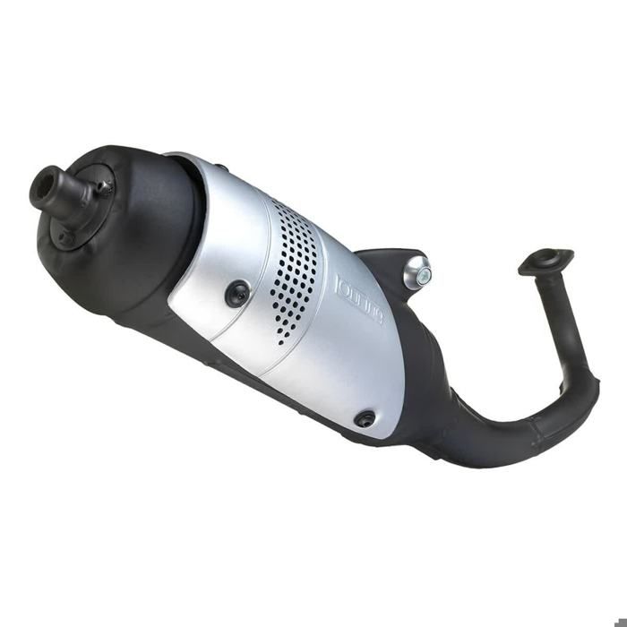 POUR PIAGGIO ZIP 50 2T 2008 08 SYSTÈMES ÉCHAPPEMENT COMPLET LEOVINCE TOURING SIL