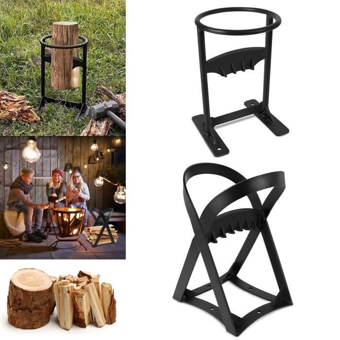 FPHADO Fendeur De Bois Portable Avec Cale - Outil Manuel Fendage Bûches S