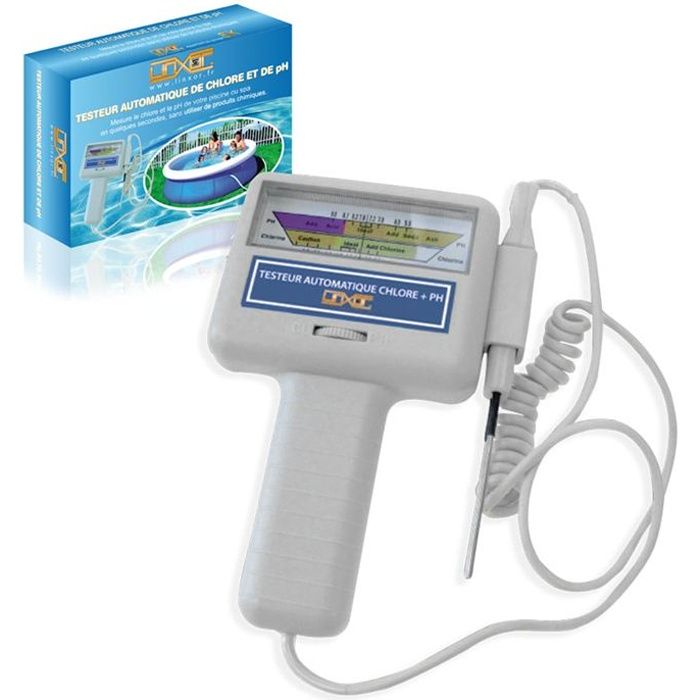 Testeur De Chlore Et De Ph Pour Eau De Piscine Achat Vente Mesure Controle Testeur Ph Cdiscount