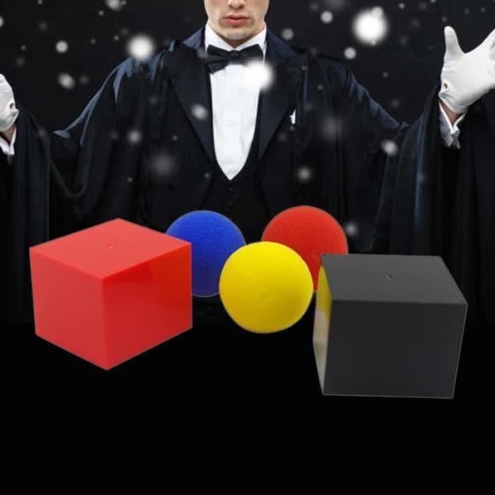 Éponge Farce Banane + 4 Boules Rouges - Accessoire Magie Et Humour - Pour Tours, Blagues Et Spectacles