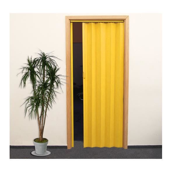Porte Pliante Rugen 012u Jaune Achat Vente Porte D Interieur
