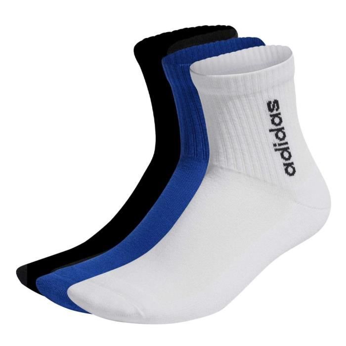 Chaussettes tennis Adidas Crew Tech - Coloris blanc ou noir