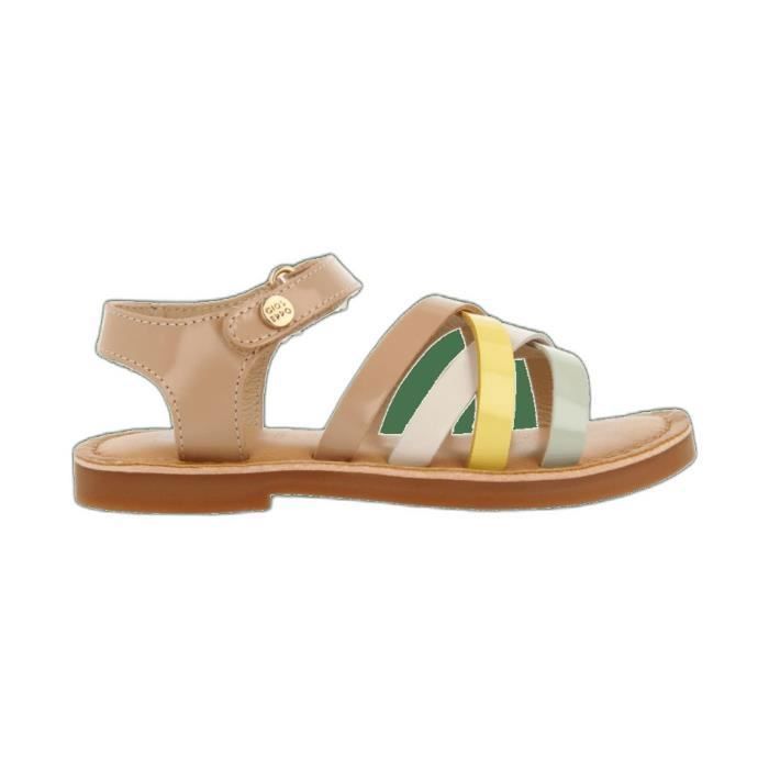 Sandales fille GIOSEPPO Atyra Lani res multicolores Cuir