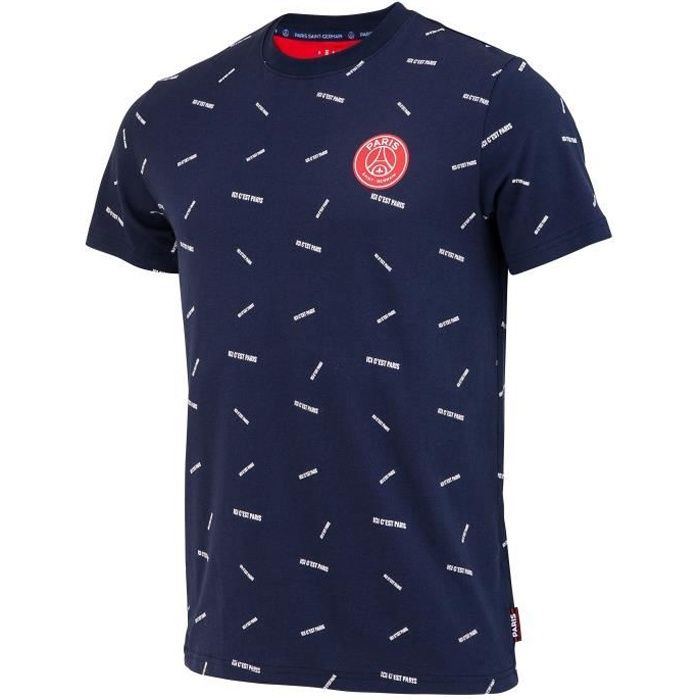 T-shirt PSG - Collection officielle PARIS SAINT GERMAIN - Taille enfant - Bleu