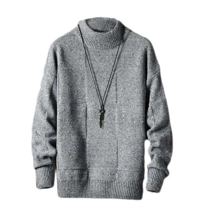 Pull Homme Cedar Wood State Gris Col Rond - Taille M, Acrylique Et Coton