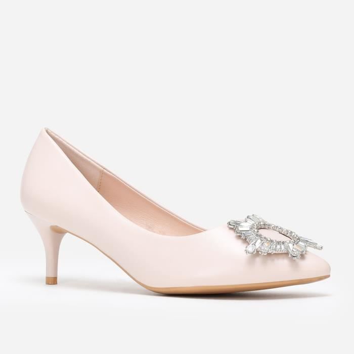 Escarpin bijoux talon shop