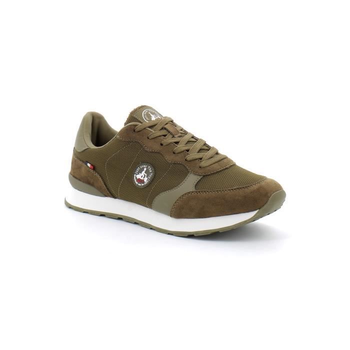 chaussures running - jott - kaki - marron - army - homme