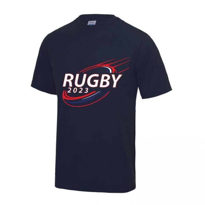 Maillot de Rugby homme bleu marine Cdiscount Sport