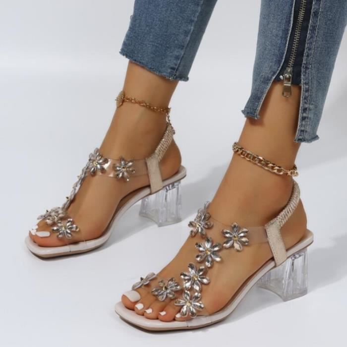 Escarpins Femme Talons hauts mode nouveau Or Achat Vente