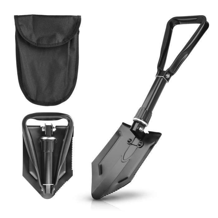 ouvre-bouteille boussole et outil de Pelle de camping compacte pliable