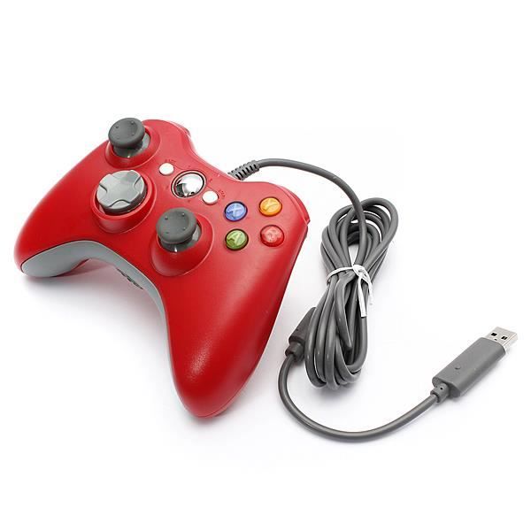 Manette PC & Xbox360 filaire USB ,design ergonomique Compatible avec Windows XP/7/8/8.1/10/11