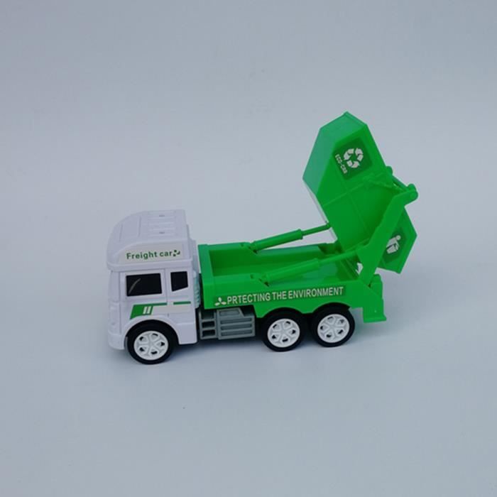 Lseqow Camion Poubelle Tri Sélectif Avec 4 Poubelles – Jouet Éducatif Friction Pour Enfants 3-6 Ans, Apprentissage Recyclage