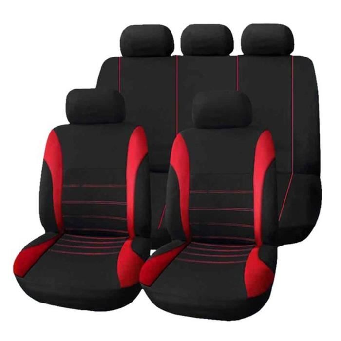 Set de housse de siège complet de voiture Universel ajustement housses de véhicules de voiture