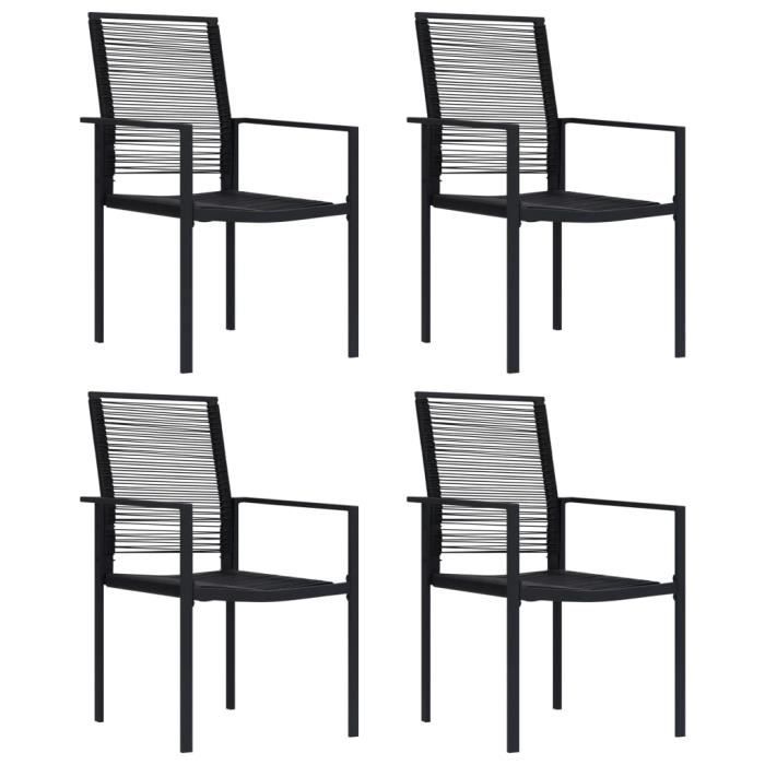 Set table avec 4 chaise HOME - Mobilier à dîner de jardin 5pcs 6197