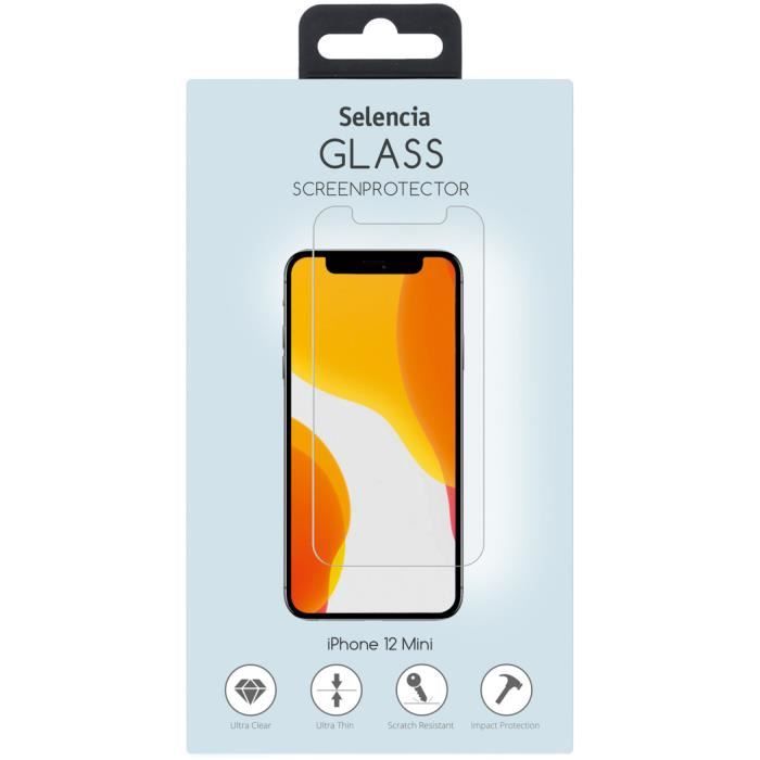Selencia Protection d'écran en verre trempé pour iPhone 13 / 13