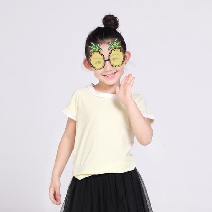 Pineapple Eyeglasses Hawaii Fruit Eye Glasses pour Beach Luau Party