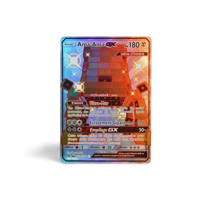 Carte Pokémon AmaAma GX 180 PV SV74SV94 SL11.5 Destinées Occultes NEUF FR Cdiscount Jeux