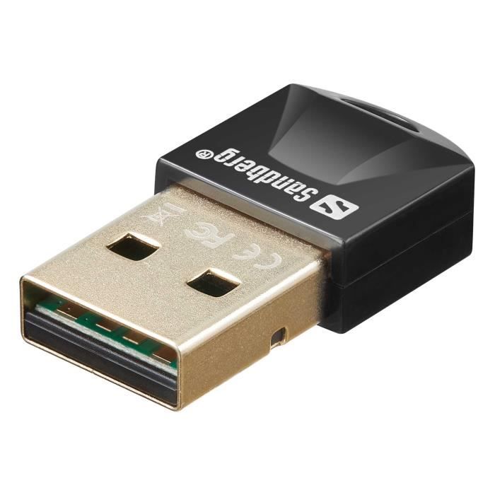 Dongle Bluetooth - SANDBERG - 134-34 - Bluetooth 5.0 EDR - 3 Mbit/s - 20 m de portée
