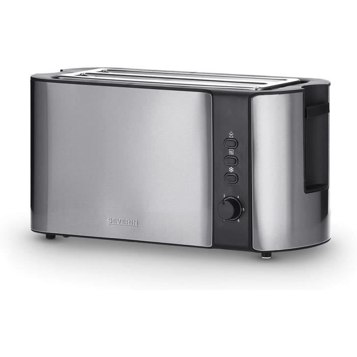 Grille-pain Severin 850W 2 Fentes – Compact Classique, 7 Positions, Blanc – Neuf