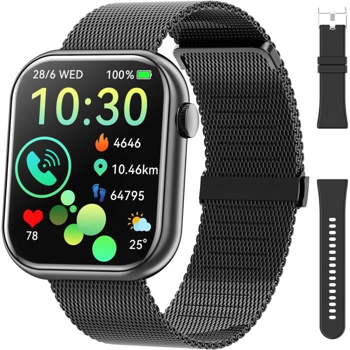 Montre Connectée Femme Homme Avec Appel Bluetooth, 1.91" HD Smartwatch - 7