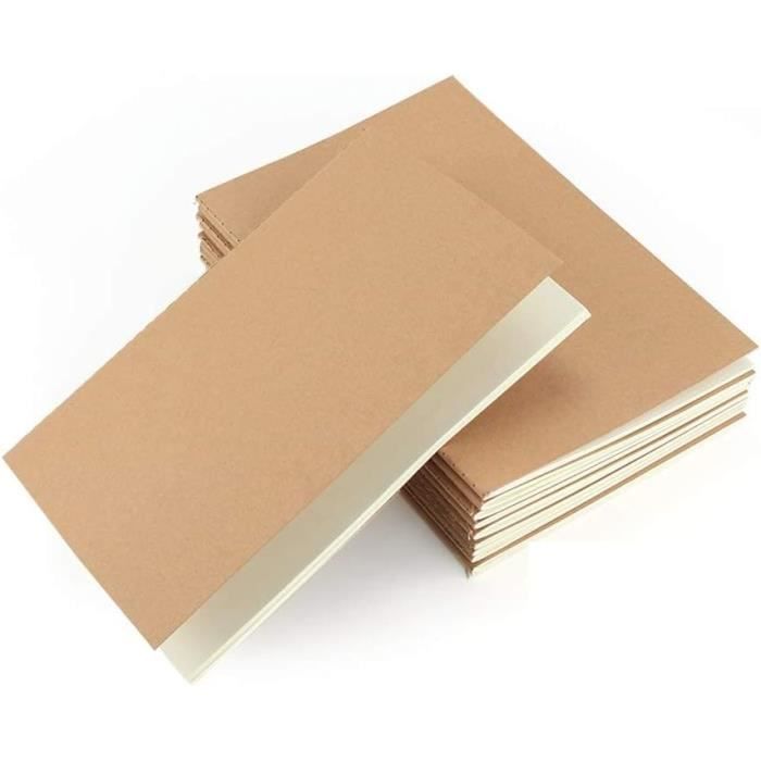 Carnet A Spirale Lot De 4 Blocs-notes à Spirales A5 Couverture Kraft Carnets En Vrac Petit Carnet Spirale