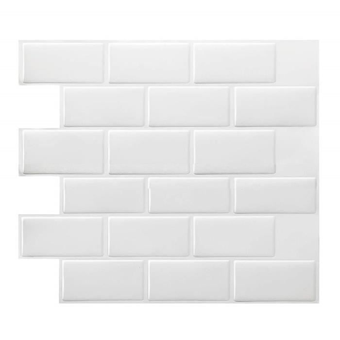 Carreau De Dosseret Autoadhesif 3d Pour Cuisine Carrelage Mural