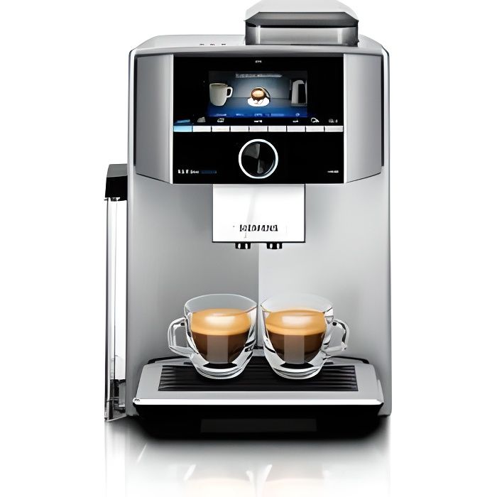 Machine à Café automatique Inox - SIEMENS - Intelligent Heating System - aromaDouble Shot - 19 bar
