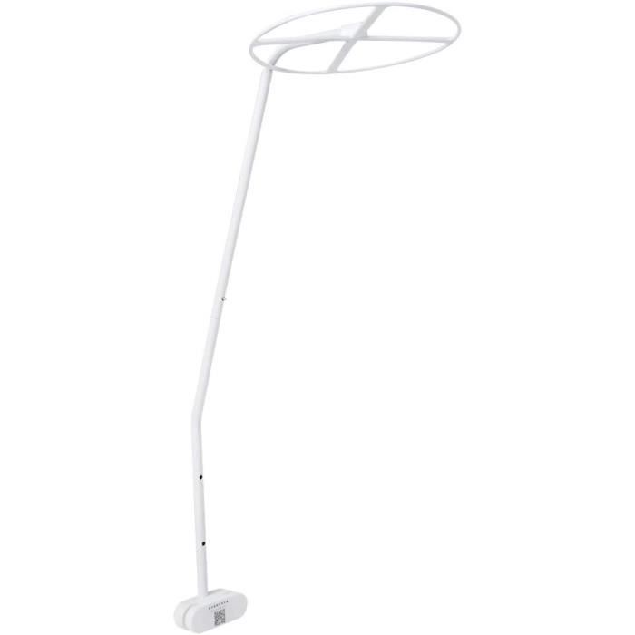 Support Pour Moustiquaire De Berceau En Acier - 89x27 Cm, Blanc, Antirouille, Capacité De Charge élevée, Facile à Installer - 5