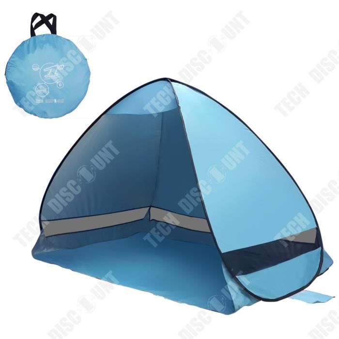 Tente Abri de Plage - Parasol de Plage Tente Familiale Coupe Vent
