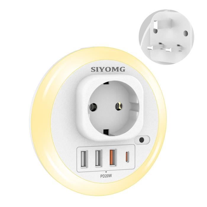 Chargeur Usb (2 Pièces), Prise Murale Double Usb 5V2.1A, Adaptateur