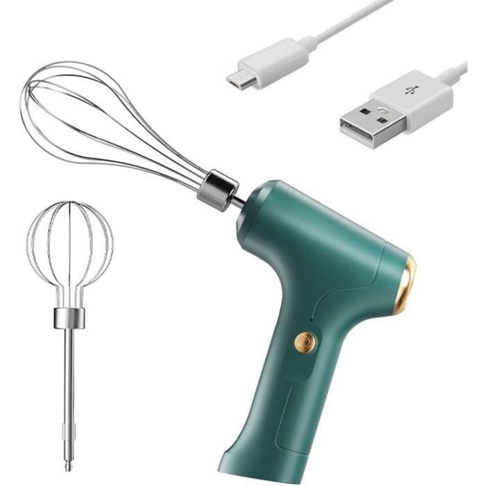 Batteur à main électrique, batteur portable sans fil, fouet à œufs