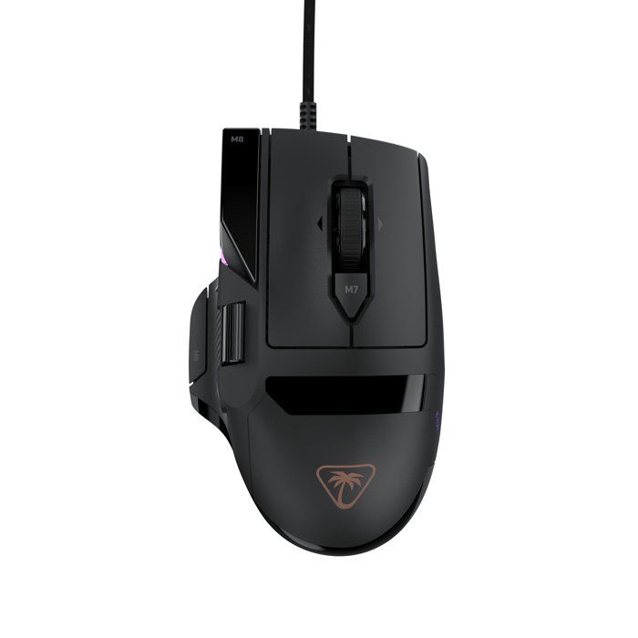 Turtle Beach Command Series MC3 de Gaming Filaire avec capteur Optique Owl Eye 30K DPI molette de défilement 4D interrupteurs optiques Titan 28 Boutons programmables et éclairage RGB