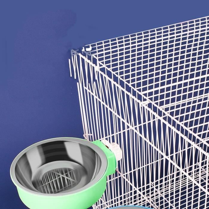 Comparer les prix de VGEBY Gamelle Suspendue en Acier Inoxydable Résistance à la Chute pour Cage Animaux Chien Chat Lapin