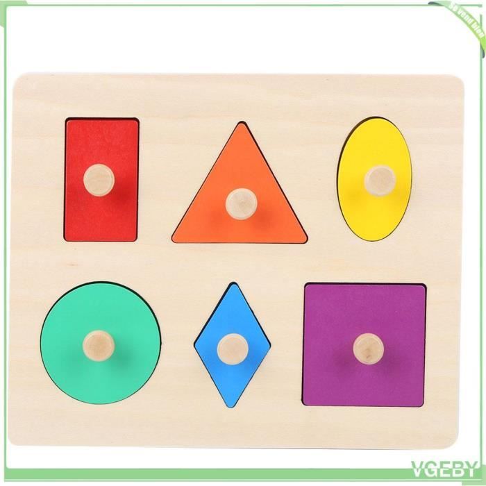 Casse-Tete ECZMW Formes Géométriques En Bois Tri Mathématiques